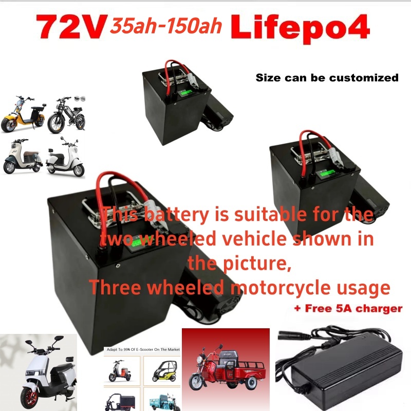 حزمة بطارية ليثيوم Lifepo4 بجه - مراجعة Lifepo4 72V 100Ah Battery Pack Ev وسعره