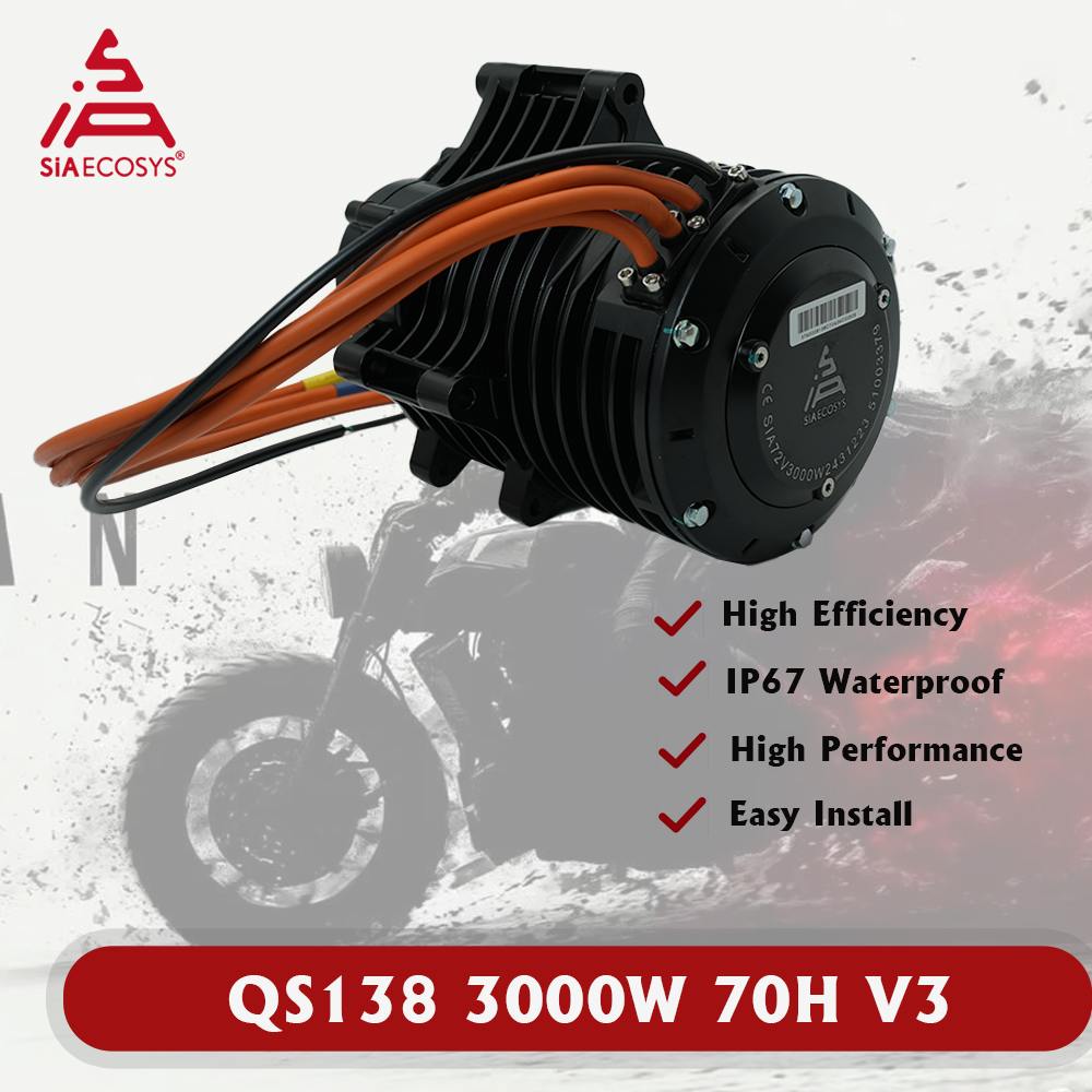محرك QSMOTOR QS138 70H V3 بقوة - مراجعة Fardriver Nd72850 Controller وسعره
