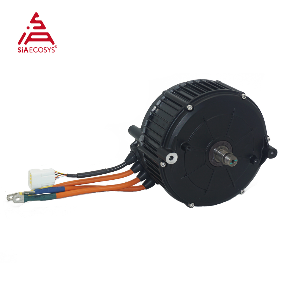 مجموعة محرك دراجة نارية كهربائ - مراجعة Mid Drive Motor Kit 72V 5000W وسعره