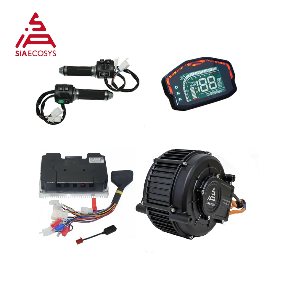 SiAECOSYS QSMOTOR QS165 V2 500 - مراجعة Mid Drive Motor Kit 72V 5000W وسعره